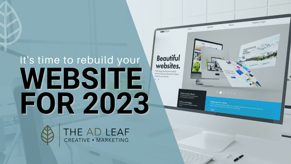 It’s Time to Rebuild Your Website! It’s Time to Rebuild Your Website!